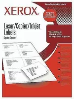 XEROX kerekített sarkú etikett